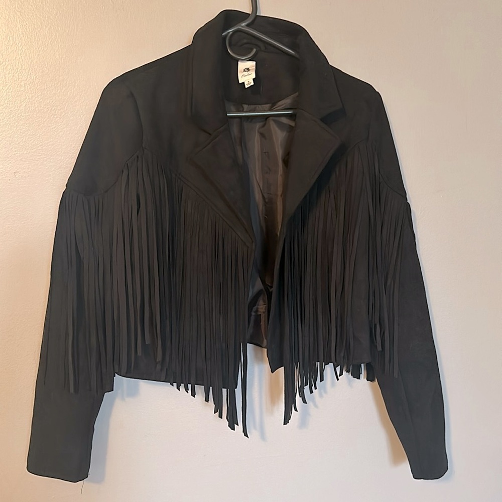 Vici black fringe jacket